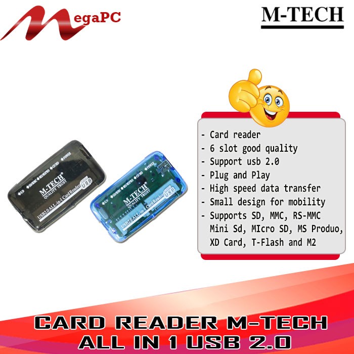 Card reader M-Tech All In One USB 2.0