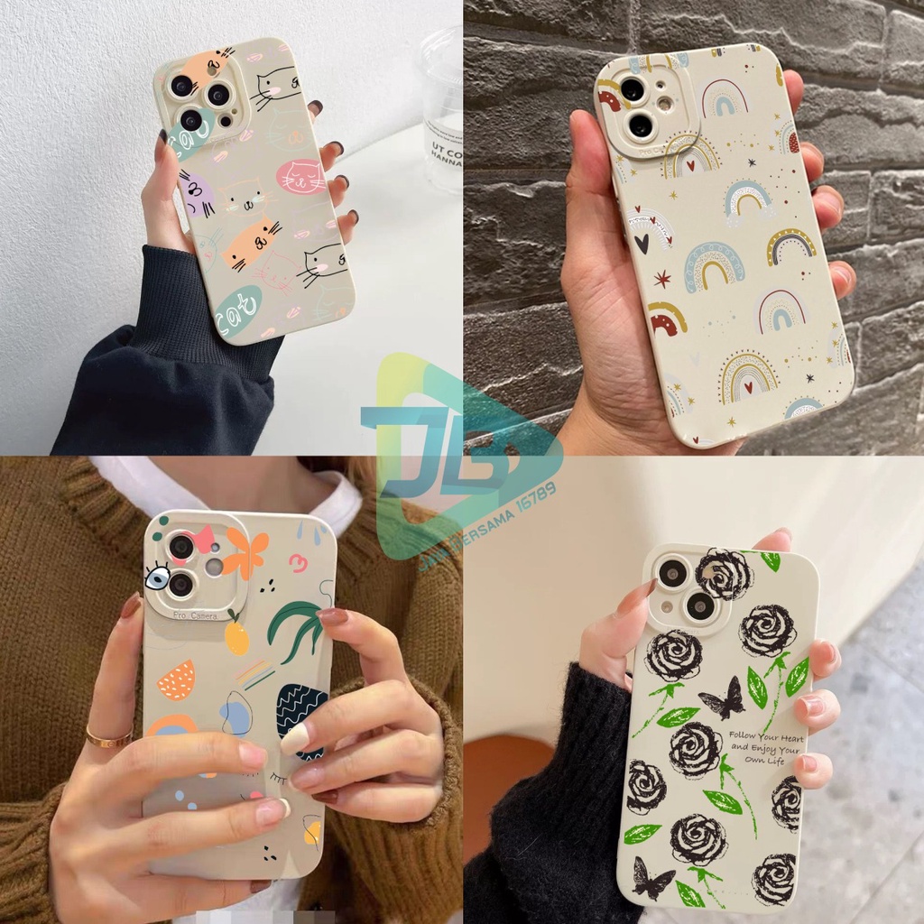 SOFTCASE PROCAMERA CUSTOM PATTERN OPPO VIVO SAMSUNG REALME XIAOMI IPHONE INFINIX FOR ALL TYPE JB5938