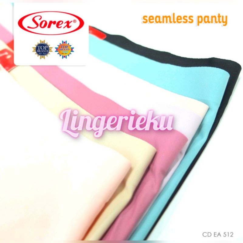 Sorex 512 Celana Dalam Wanita Tanpa Jahitan Seamless Type Boxer