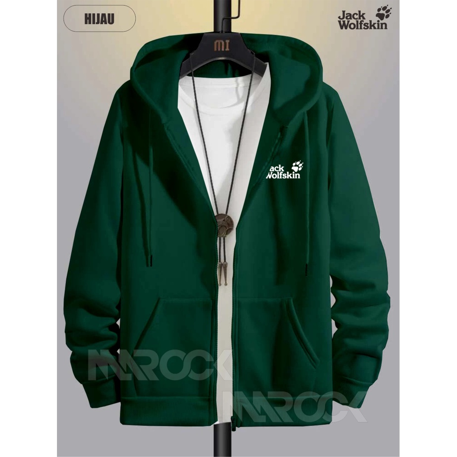Sweater Hoodie Zipper - Jaket Distro Pria JASK WOLFSKIN