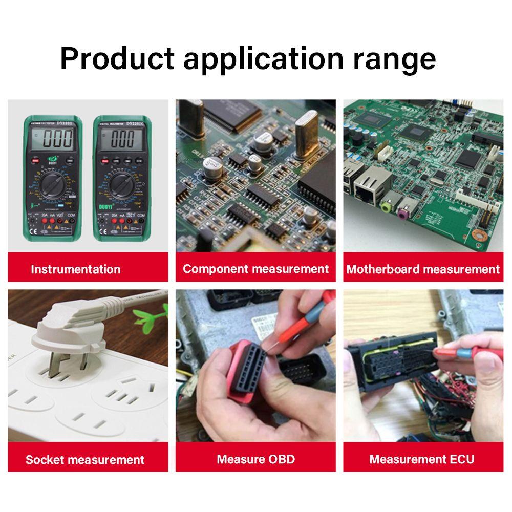 Preva Multimeter Pin Pengganti Mudah Digunakan Silikon Tahan Lama Multimeter Probe Test Leads Pin