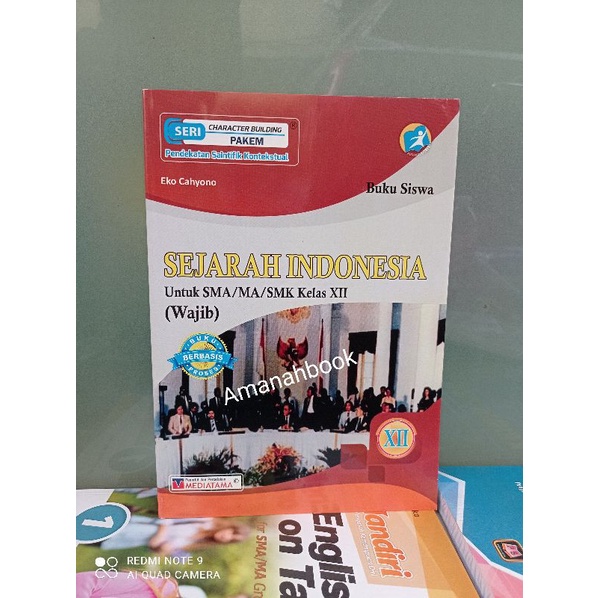 Buku Sejarah Indonesia Wajib SMA Kelas 12 K13 Mediatama
