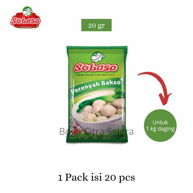 

Sobaso Tepung Perenyah Bakso 20gr (1 Pack)