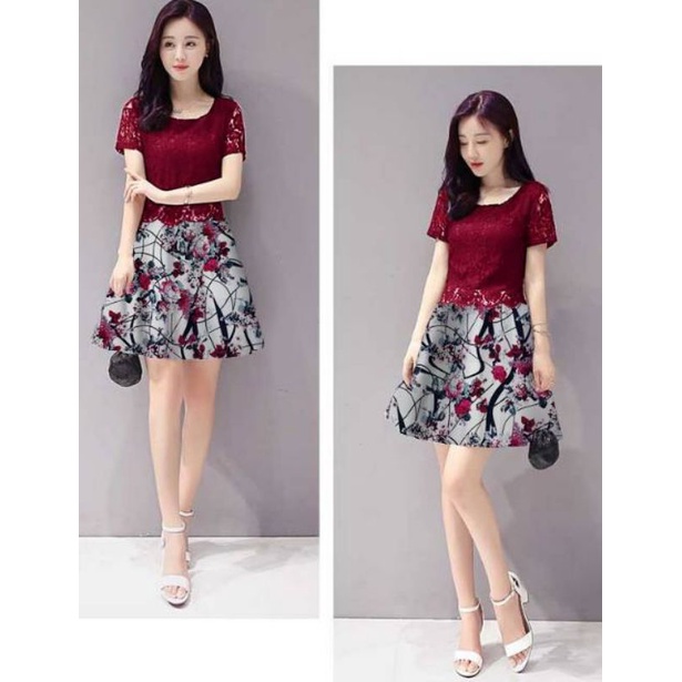 mini dress remaja modern/gaun pesta kondangan/dress party wanita/dress perempuan modis/dres ABG