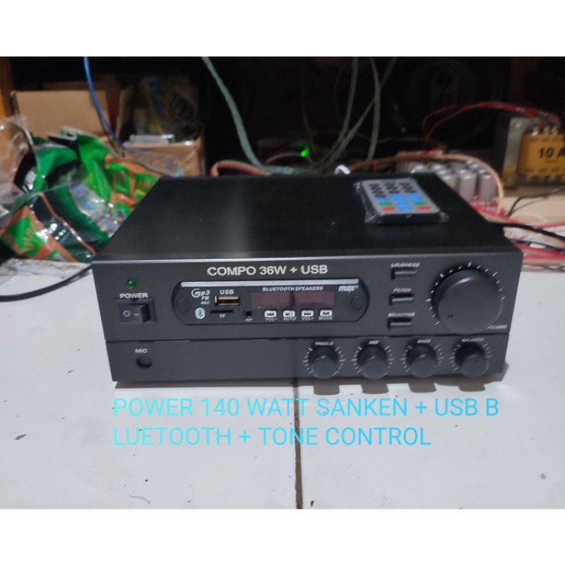 POWER AMPLIFIER RAKITAN 150 WATT + BLUETOOTH