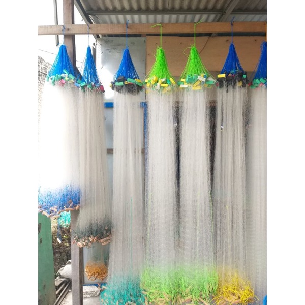 jaring ikan langsung siap pakai 50meter