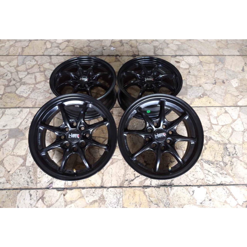VELG MOBIL BEKAS HSR SADAU RING 14X5,5 PCD 4X100X114 ET35