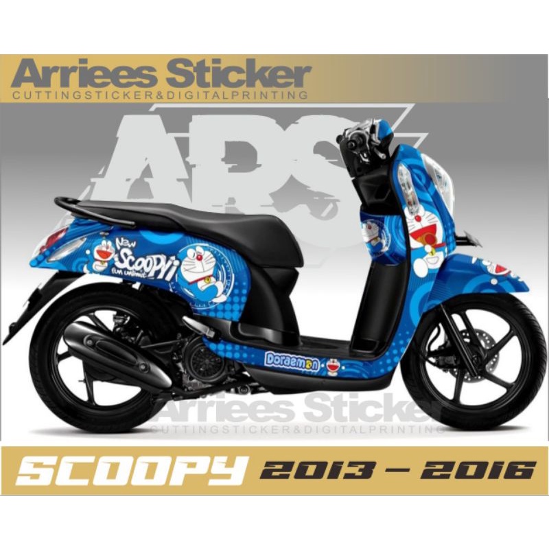 Decal Sticker Scoopi Scoopy fi 2013 - 2016 Fullbody Stiker Scupi scoopy fi 2013 . 2014 . 2015 . 2016