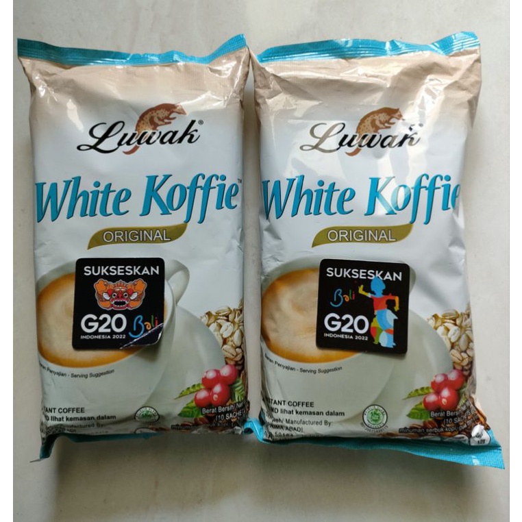 

Luwak White Coffee Kopi 1 Pack isi 10pcs