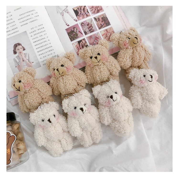 Gantungan Kunci Model Boneka Teddy Bear / Rabbit Lucu Imut Lembut Besar Bahan Plush Gantungan Tas Ransel Sekolah Kerja / Tas Jinjing Jalan Kunci Mobil Motor Bahan Berkualitas Untuk Hadiah / Sovenir