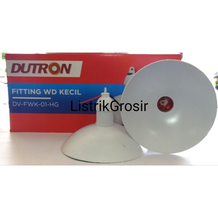 Dutron Fitting Kap Lampu Gantung Outdoor E27 Fitting WD DV FWK 01 HG