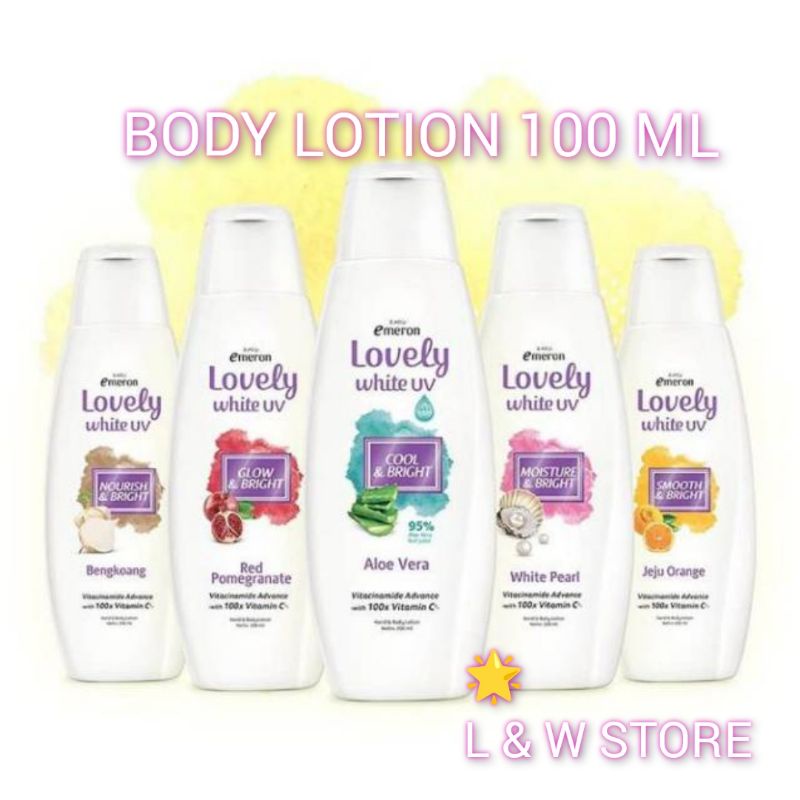 EMERON LOVELY WHITE UV Hand Body Lotion 100 ml