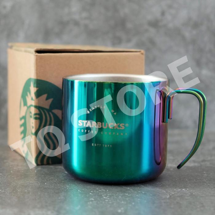 TERMURAH  STARBUCKS STAINLESS STEEL MUG 12 OZ TQ029