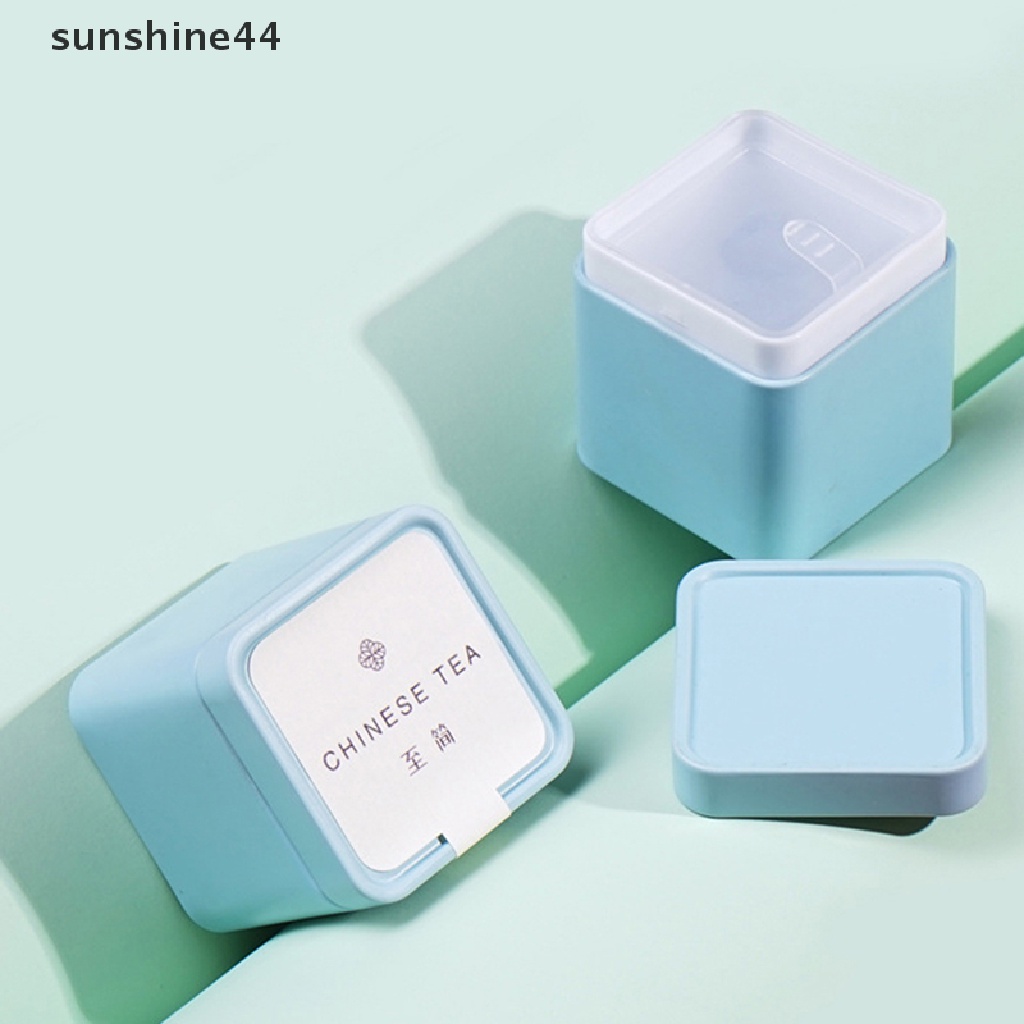 Sunshine Toples Kotak Penyimpanan Teh / Permen / Bunga Dengan Tutup