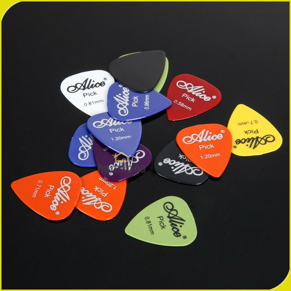 Pick Gitar Akustik 50 PCS Alice A011A atau 12 PCS Alice AP-12P - Multi-Color