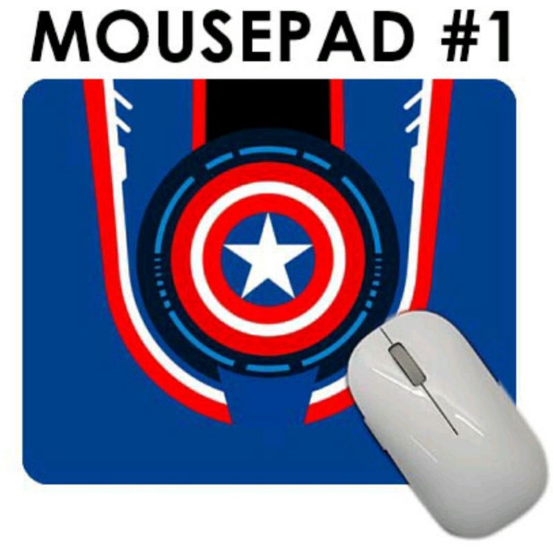 MOUSE PAD GAMING IRONMAN IRON MAN CAPTAIN AMERICA AVANGERS SPIDERMAN