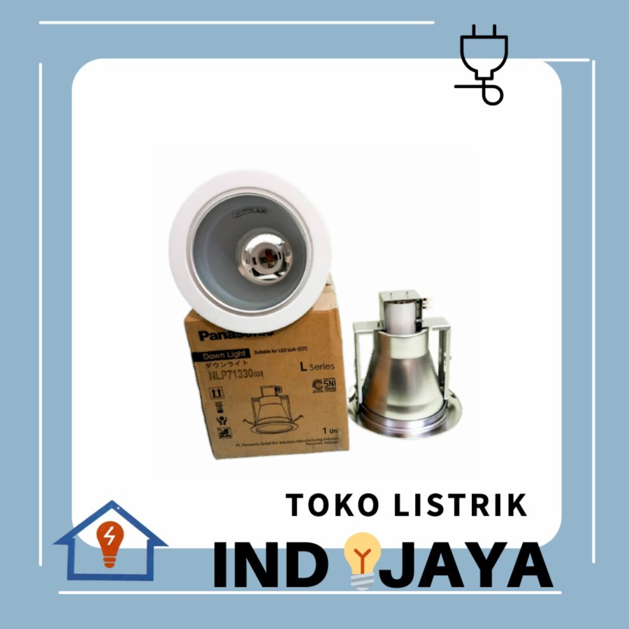 fitting lampu downlight 4" 71330 panasonic