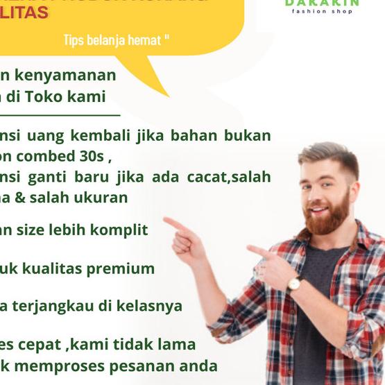 Kaos Pria Distro Jumbo Big Size XXL XXXL XXXXL Bahan Katun Sablon DTF - Polos Hitam, M