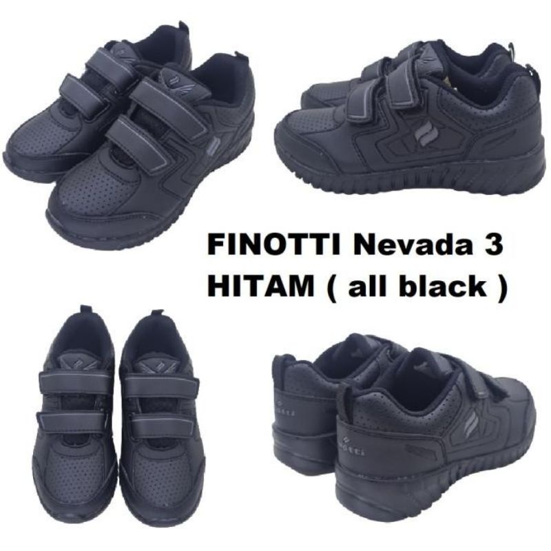 finotti Nevada 3 Sepatu Sekolah Anak berkualitas original size 31/36