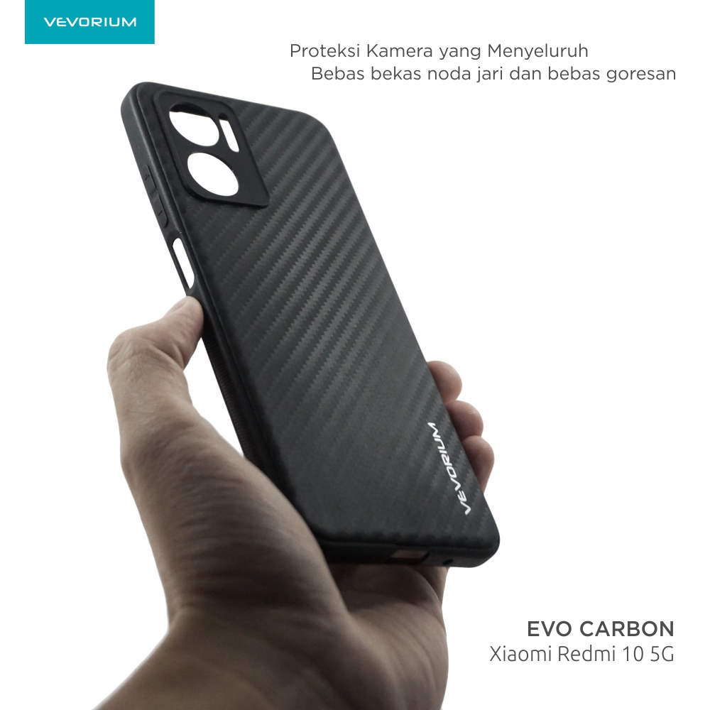 VEVORIUM EVO CARBON Xiaomi Redmi 10 5G Ultra Slim Soft Case