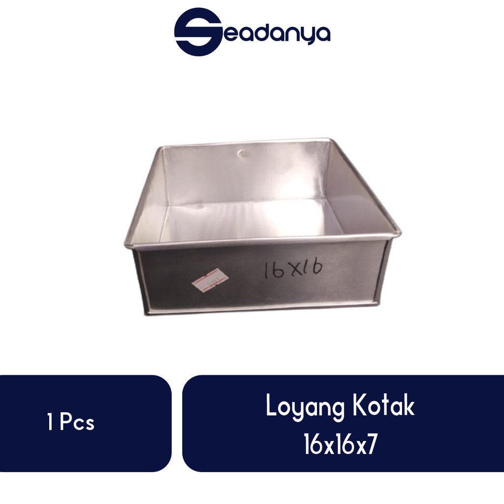 

Loyang Kotak 16x16x7-Loyang /Loyang Terbaru/Loyang/Loyang Ukuran 16x16x7/Loyang Terlaris/Loyang Termurah