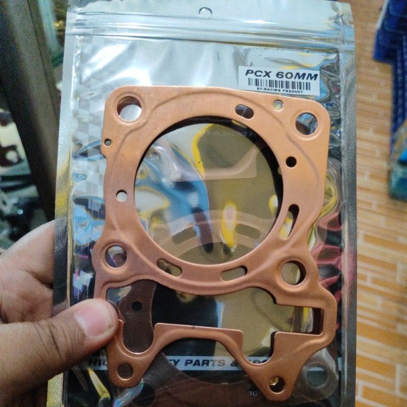 PAKING HEAD TEMBAGA GF RACING VARIO 125 VARIO 150 PCX 60 MM 60MM