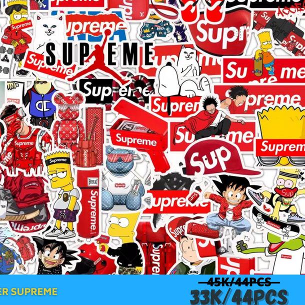

STIKER SUPREME 50 PCS GRAFITY DECAL VINYL WATERPROOF UNTUK HP / LAPTOP