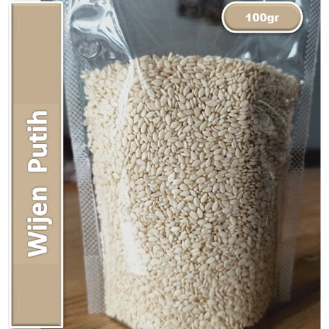 

Wijen Putih - White Sesame | 100gr [ Harga Per BKS ]