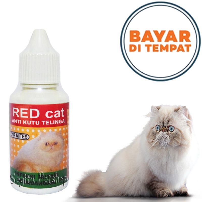 Obat Telinga Kucing Radang Gatal Kutu Red Cat