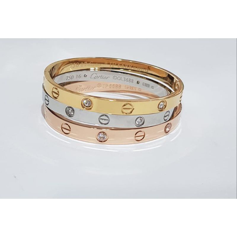 GG Gelang Bangle Embossing Titanium#GB-104