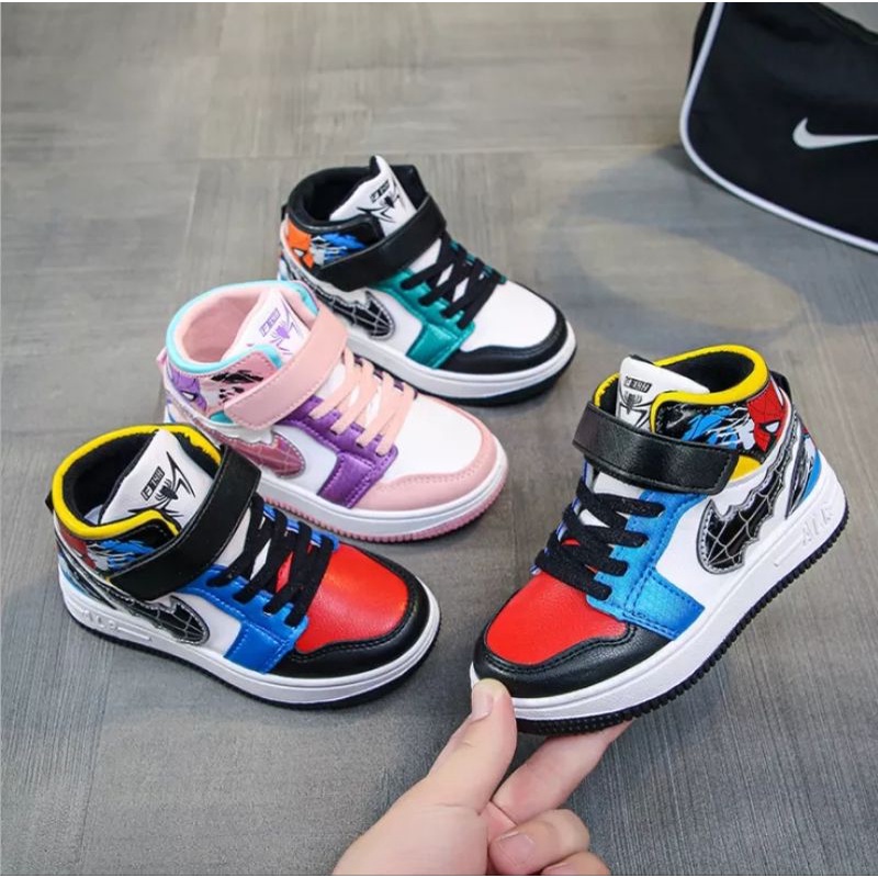 - Sepatu Boots Anak Spiderman SP-42 NEW