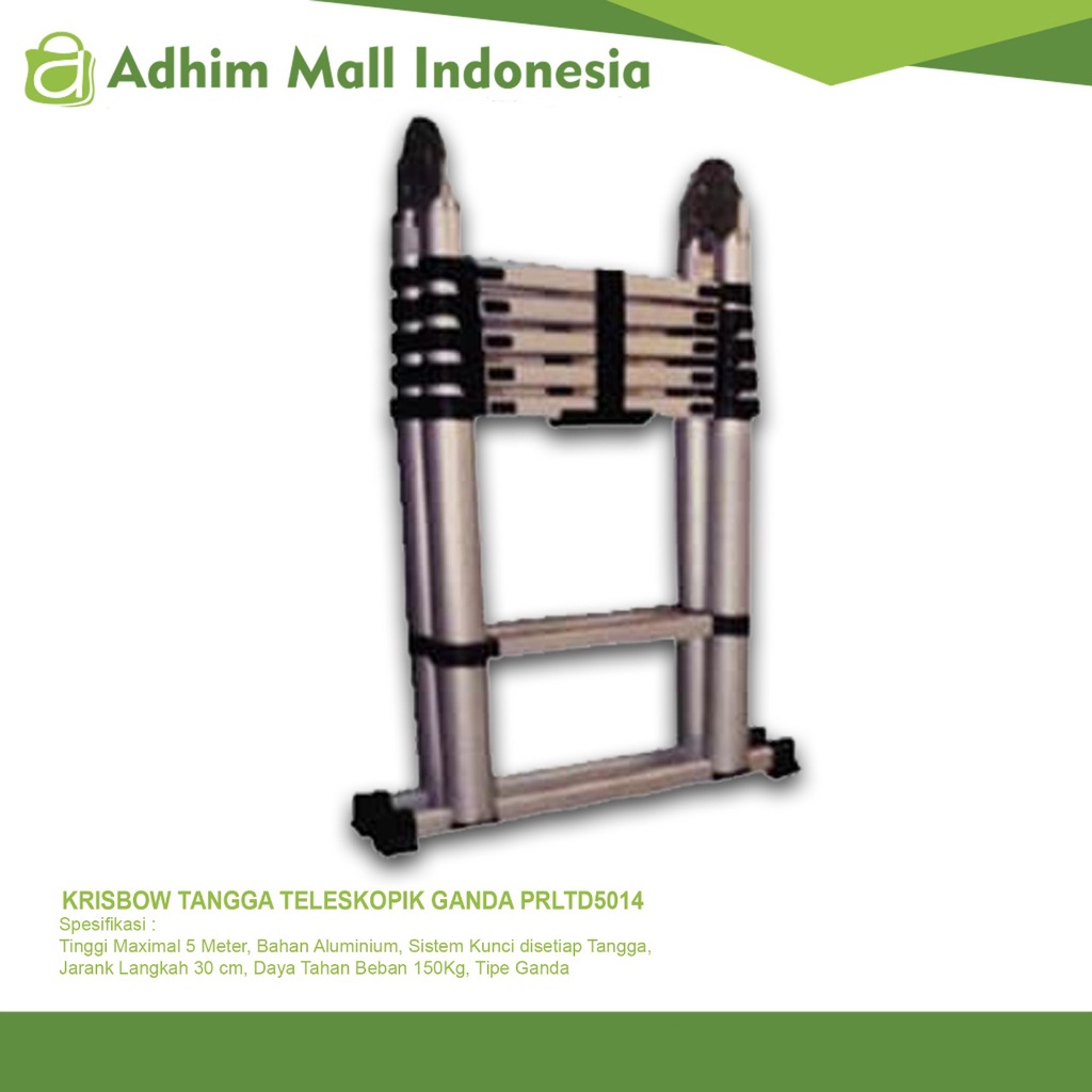 KRISBOW TANGGA TELESKOPIK GANDA PRLTD5014
