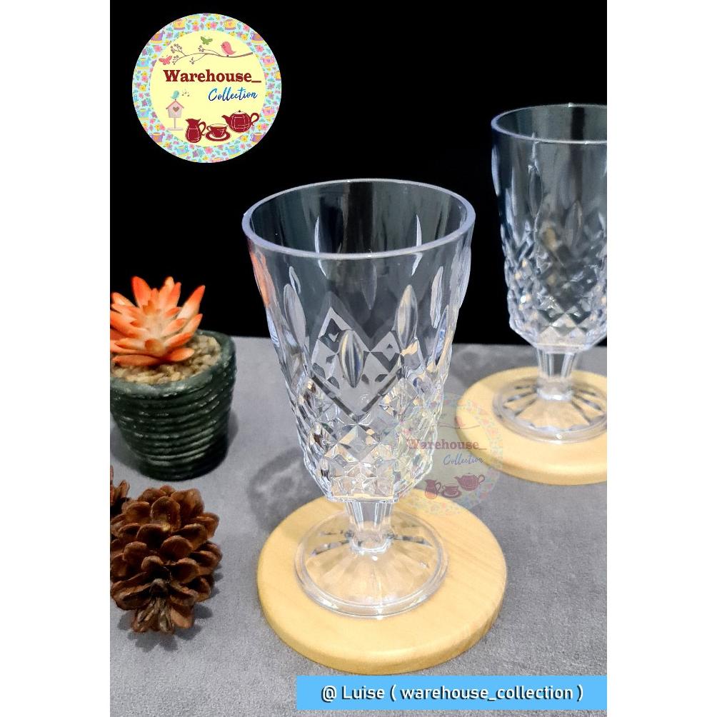 GELAS PIALA SLOKI ACRYLIC - 6011 GOLDEN SUNKIST / GELAS AKRILIK (ANTI PECAH) / GELAS AKRILIK CANTIK