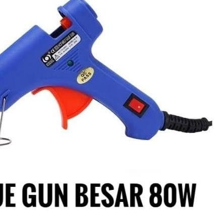 

Alat Lem Tembak Besar 80 Watt glue gun Lem Bakar Cair +isi Refill 27cm