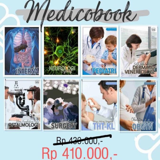 

PAKET LENGKAP MEDICOBOOK + BUBBLEWRAP (buku kedokteran)