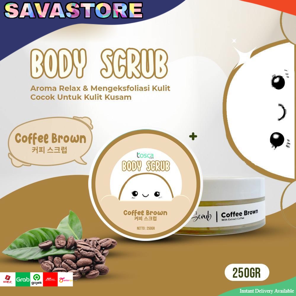 BODY SCRUB - LULUR BADAN - ATASI KULIT KERING PELEMBAB PENGHALUS KULIT