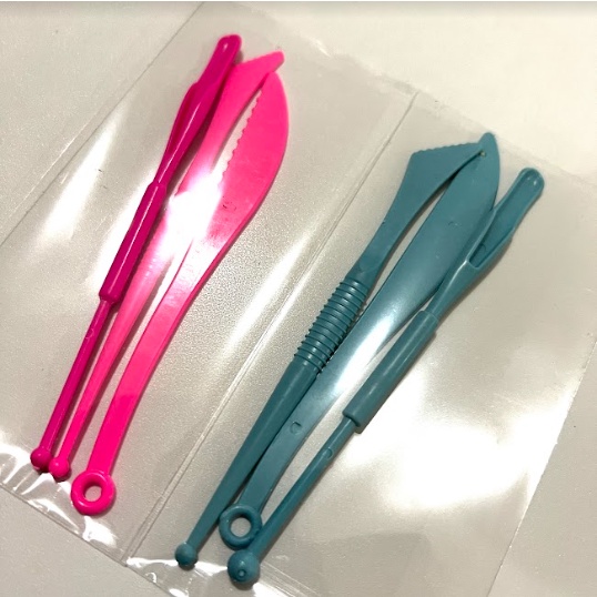 Clay Tools Alat Pembuat Adonan Isi 3pcs Plastisin Bahan Plastik Mainan Edukatif Plastisin Malam DIY 