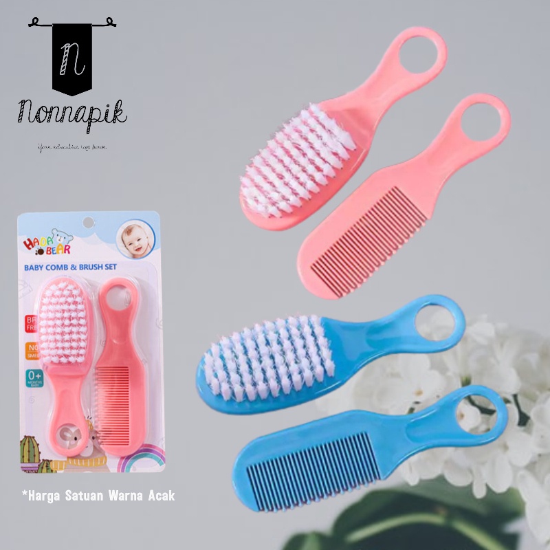 sisir bayi iq baby brush and comb set