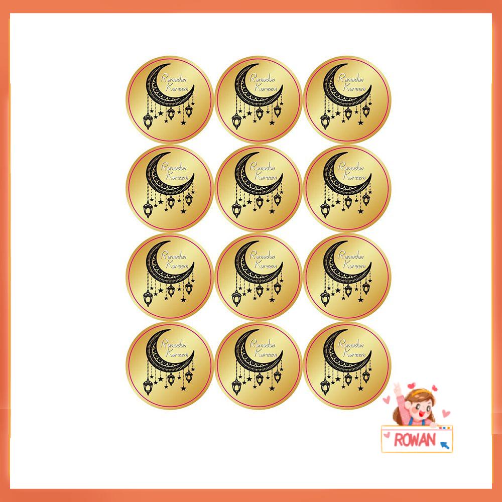 120pcs Stiker Label Eid Mubarak Untuk Ramadhan Muslim