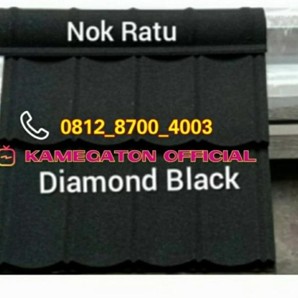 GENTENG METAL SAKURA ROOF 2 X 4 X 0.25MM HITAM