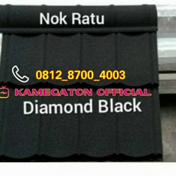 Jual Genteng Metal Sakura Roof X X Mm Hitam Shopee Indonesia