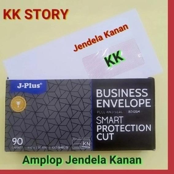

Amplop Jplus Biru Jendela Kanan no.90