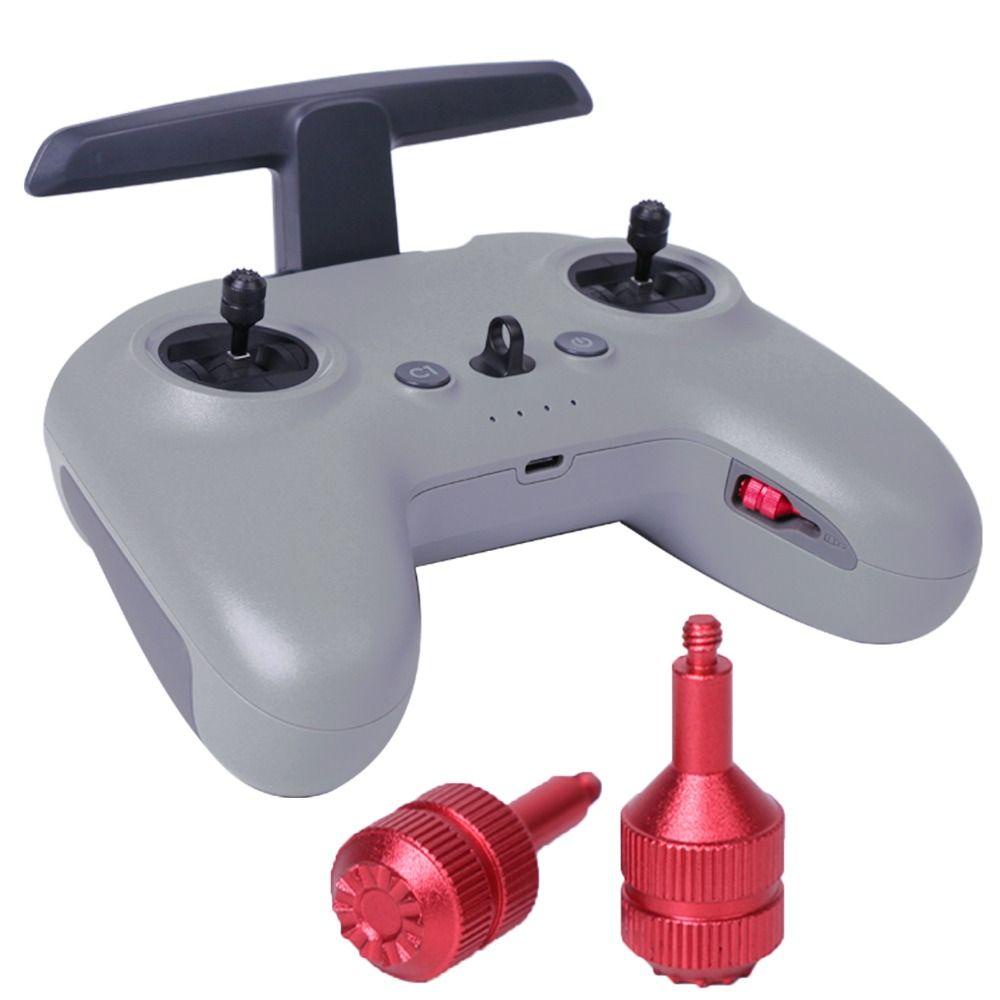 Top 2Pcs Joysticks Drone Aluminium Alloy Stik Jempol Dapat Disimpan