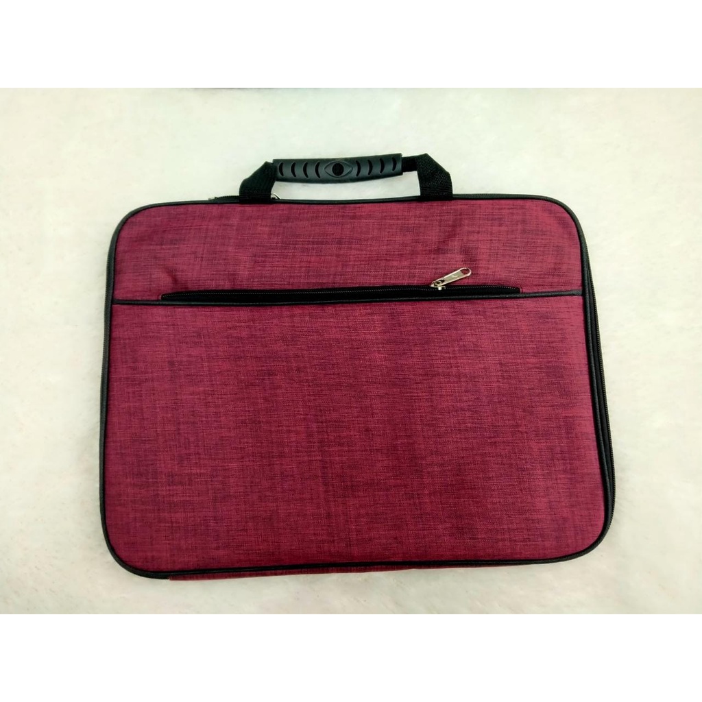 Tas laptop 14inch, softcase laptop 14inch kanvas