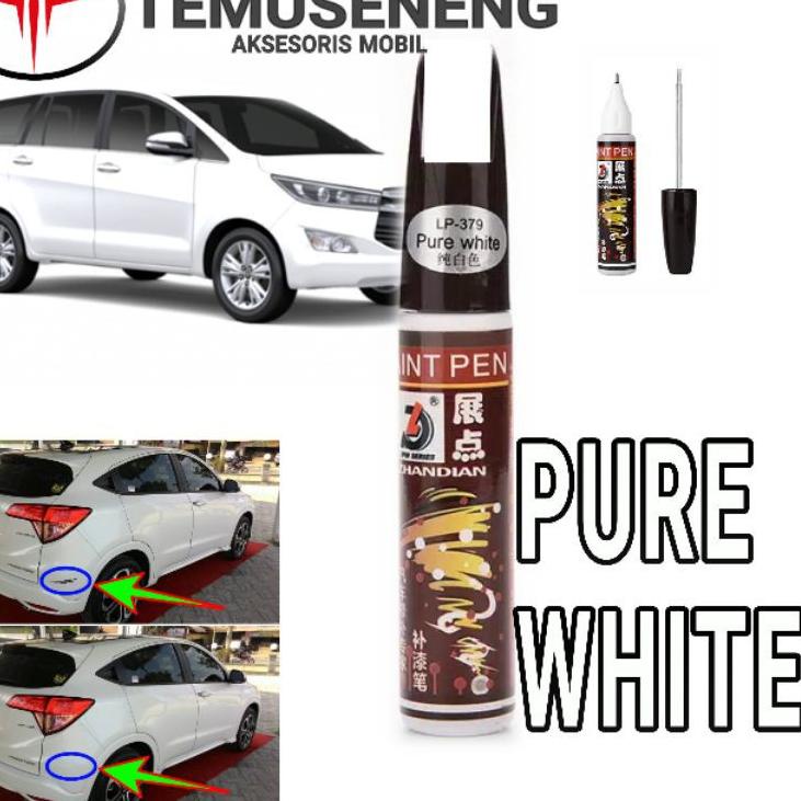 

[KODE JQK8A] PURE WHITE PUTIH METALIK GLOSSY SPIDOL CAT WARNA BODI MOBIL MOTOR PENGHILANG GORES NODA LECET BARET