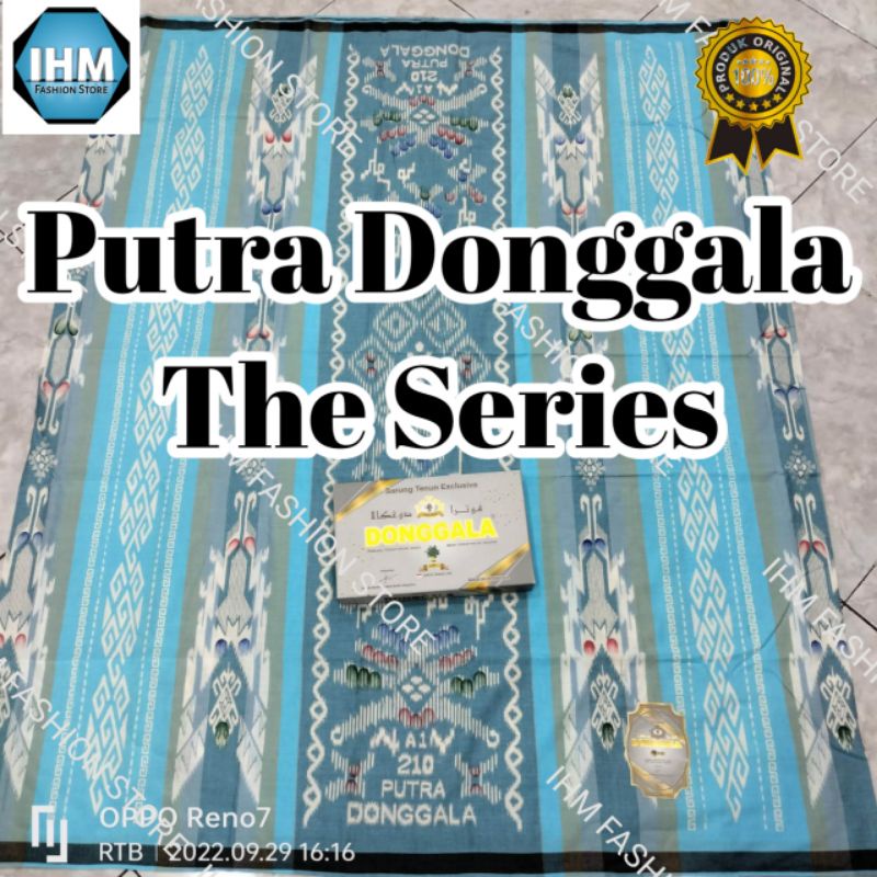 SARUNG PUTRA DONGGALA THE SERIES A1 222 KATUN ASLI HABIB ABDILLAH ALAYDRUS MOTIF TORAJA