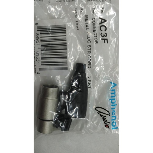 jack Amphenol XLR Female Original