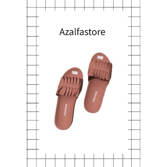 Sandal Slop Wanita Sendal Slip Kulit JN04