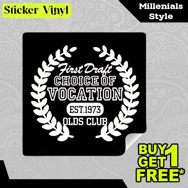 

Stiker Sticker Choice of Vocation Gambar Unik Desain Keren dan Kekinian Aesthetic Bahan Vinyl Satuan Anti Air