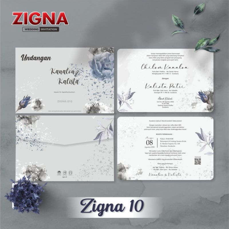 Blanko Undangan Pernikahan ZIGNA 10